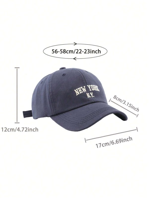 1pc Unisex Soft Baseball Cap/Beret/Ball Cap, Suitable For Daily Casual Wear All Year Round - Image 4