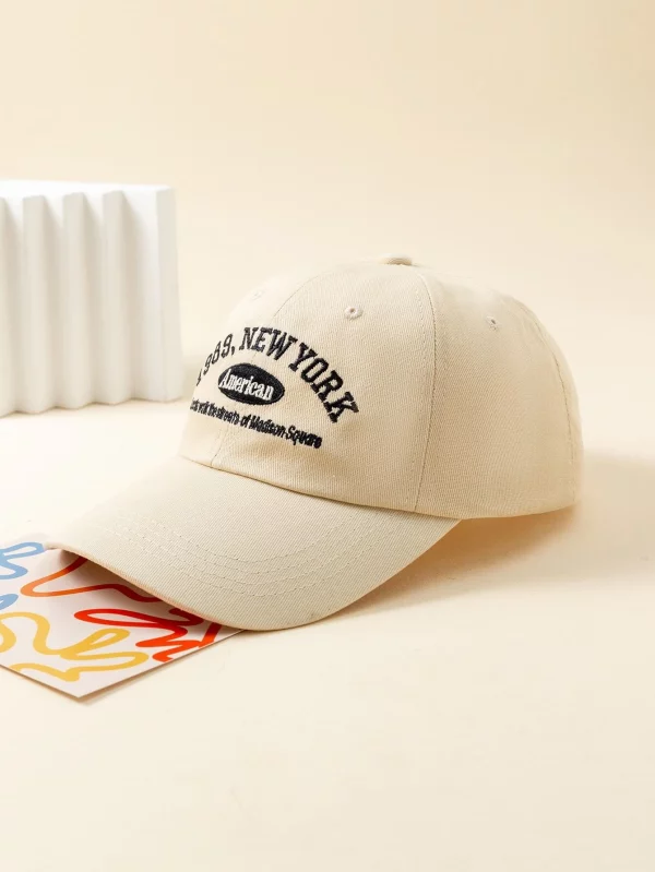 Street Letter Embroidered Baseball Cap