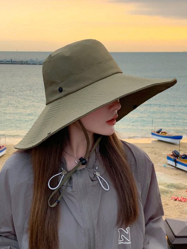 Unisex Western Cowboy Bucket Hat, Foldable And Sunproof, Ideal For Outdoor Activities, Such As Hiking And Travelling, 1pc
