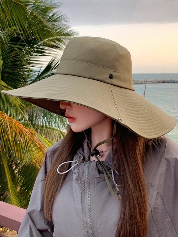 Unisex Western Cowboy Bucket Hat, Foldable And Sunproof, Ideal For Outdoor Activities, Such As Hiking And Travelling, 1pc - Image 2