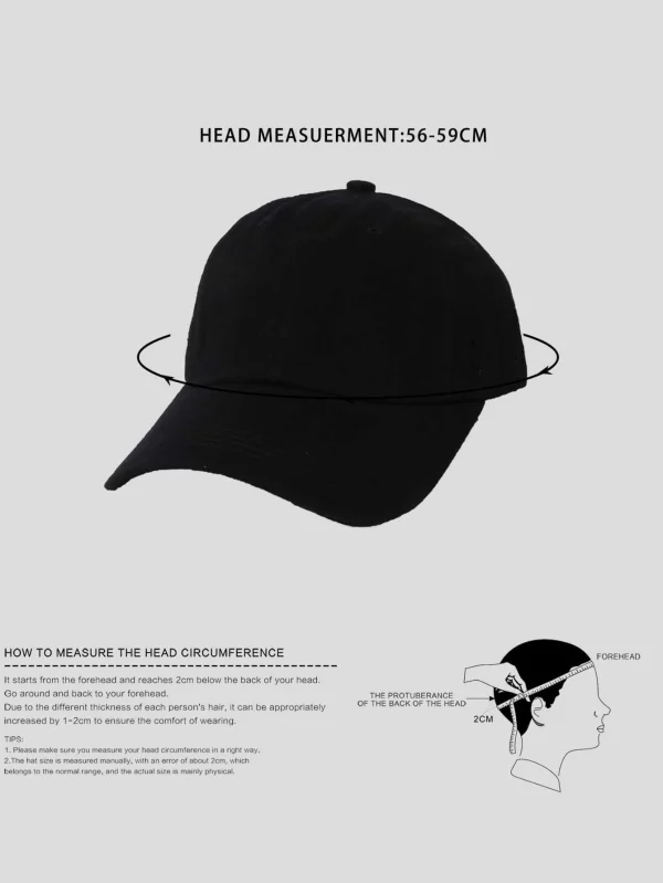Men's Plain Simple Sun Visor Baseball Cap, Casual Everyday Wear - Image 4