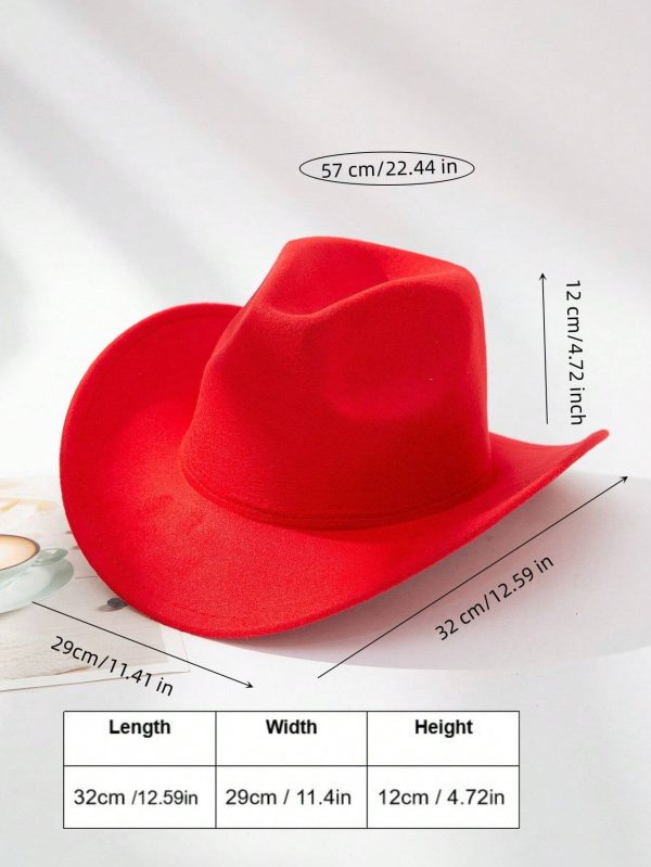 Unisex Western Style Cowboy Hat Gift Set, Interchangeable Hat Accessories Suitable For Everyday Use - Image 3