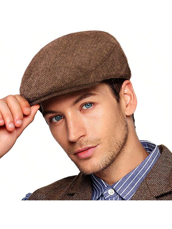Coffee-color Fashionable Forward Cap