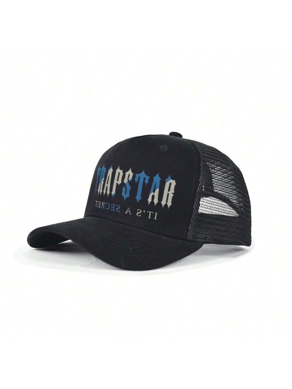 TRAPSTAR Letter Trucker Trendy Hats High Street Hip Hop Baseball Cap Casual Outdoor Adjustable Dad Hat For Men Women - Image 3